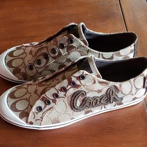 Coach slip on sneakers